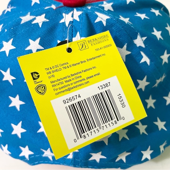 Wonder Woman DC Comics Baseball Cap Hat Adult Unisex Snap Back - Picture 5 of 13